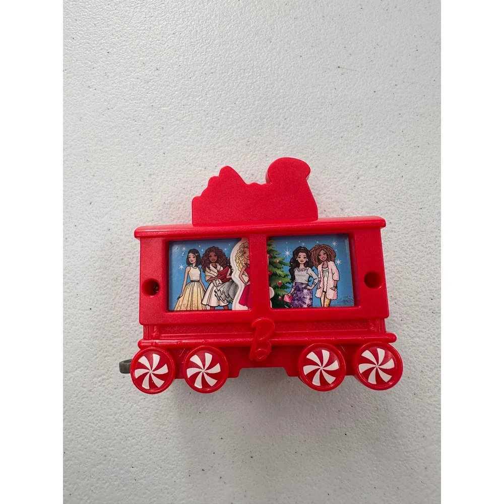 McDonalds Happy Meal Holiday Express Train Lot 2017 Barbie Hot Wheels Sing Toy